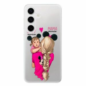 Odolné silikonové pouzdro iSaprio - Mama Mouse Blond and Girl - Samsung Galaxy S24 obraz