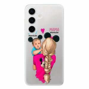 Odolné silikonové pouzdro iSaprio - Mama Mouse Blonde and Boy - Samsung Galaxy S24 obraz