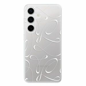 Odolné silikonové pouzdro iSaprio - Fancy - white - Samsung Galaxy S24 obraz