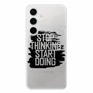 Odolné silikonové pouzdro iSaprio - Start Doing - black - Samsung Galaxy S24 obraz