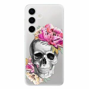 Odolné silikonové pouzdro iSaprio - Pretty Skull - Samsung Galaxy S24 obraz