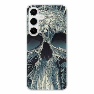 Odolné silikonové pouzdro iSaprio - Abstract Skull - Samsung Galaxy S24 obraz