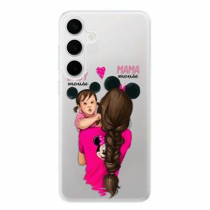 Odolné silikonové pouzdro iSaprio - Mama Mouse Brunette and Girl - Samsung Galaxy S24+ obraz