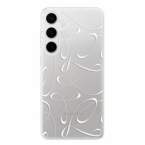 Odolné silikonové pouzdro iSaprio - Fancy - white - Samsung Galaxy S24+ obraz