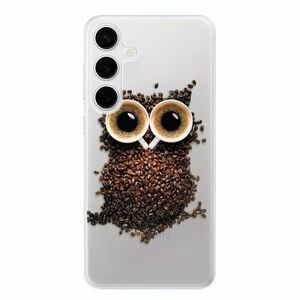Odolné silikonové pouzdro iSaprio - Owl And Coffee - Samsung Galaxy S24+ obraz