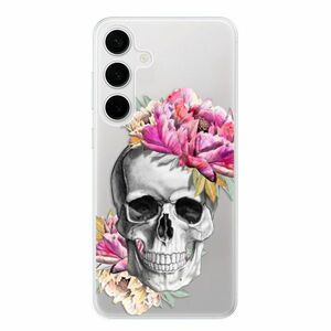 Odolné silikonové pouzdro iSaprio - Pretty Skull - Samsung Galaxy S24+ obraz