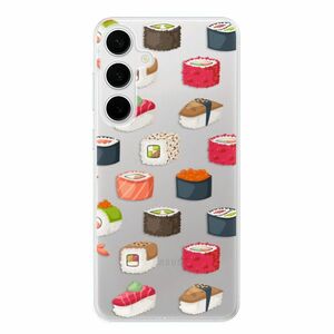 Odolné silikonové pouzdro iSaprio - Sushi Pattern - Samsung Galaxy S24+ obraz