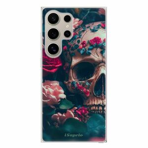 Odolné silikonové pouzdro iSaprio - Skull in Roses - Samsung Galaxy S24 Ultra obraz
