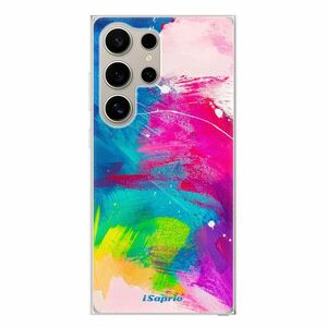Odolné silikonové pouzdro iSaprio - Abstract Paint 03 - Samsung Galaxy S24 Ultra obraz