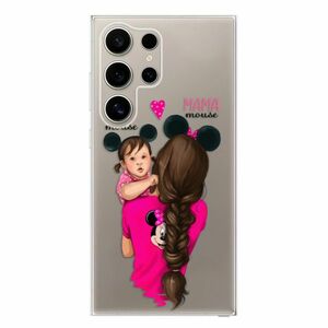 Odolné silikonové pouzdro iSaprio - Mama Mouse Brunette and Girl - Samsung Galaxy S24 Ultra obraz