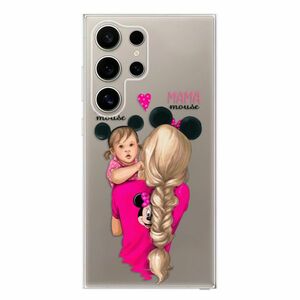 Odolné silikonové pouzdro iSaprio - Mama Mouse Blond and Girl - Samsung Galaxy S24 Ultra obraz