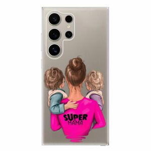 Odolné silikonové pouzdro iSaprio - Super Mama - Two Boys - Samsung Galaxy S24 Ultra obraz