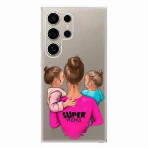 Odolné silikonové pouzdro iSaprio - Super Mama - Two Girls - Samsung Galaxy S24 Ultra obraz
