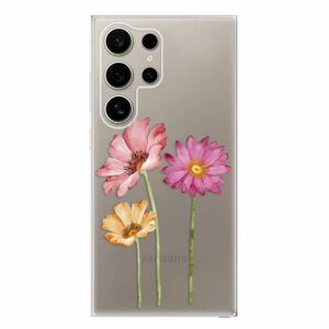 Odolné silikonové pouzdro iSaprio - Three Flowers - Samsung Galaxy S24 Ultra obraz