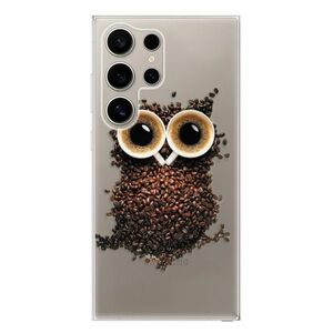 Odolné silikonové pouzdro iSaprio - Owl And Coffee - Samsung Galaxy S24 Ultra obraz