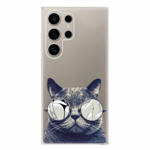 Odolné silikonové pouzdro iSaprio - Crazy Cat 01 - Samsung Galaxy S24 Ultra obraz