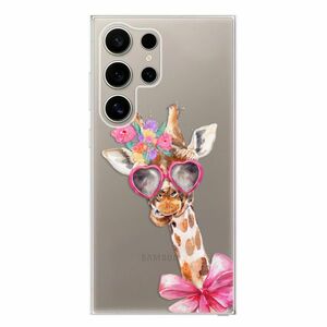 Odolné silikonové pouzdro iSaprio - Lady Giraffe - Samsung Galaxy S24 Ultra obraz