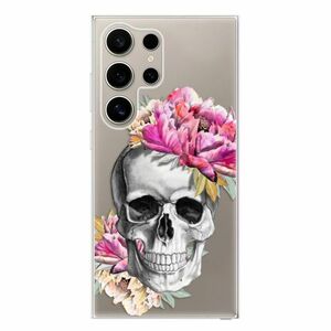 Odolné silikonové pouzdro iSaprio - Pretty Skull - Samsung Galaxy S24 Ultra obraz