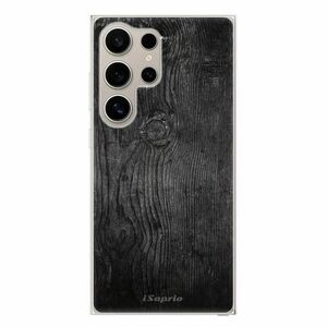 Odolné silikonové pouzdro iSaprio - Black Wood 13 - Samsung Galaxy S24 Ultra obraz
