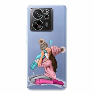 Odolné silikonové pouzdro iSaprio - Kissing Mom - Brunette and Boy - Xiaomi 13T / 13T Pro obraz
