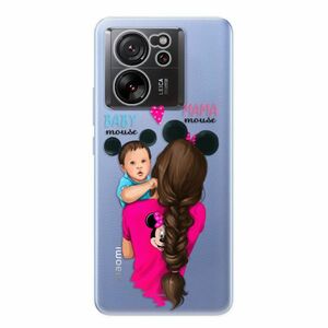Odolné silikonové pouzdro iSaprio - Mama Mouse Brunette and Boy - Xiaomi 13T / 13T Pro obraz
