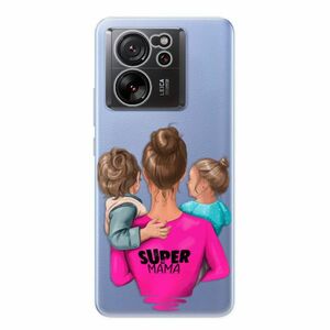 Odolné silikonové pouzdro iSaprio - Super Mama - Boy and Girl - Xiaomi 13T / 13T Pro obraz