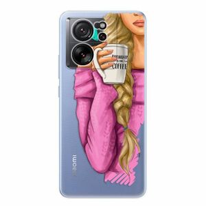Odolné silikonové pouzdro iSaprio - My Coffe and Blond Girl - Xiaomi 13T / 13T Pro obraz