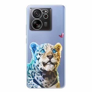 Odolné silikonové pouzdro iSaprio - Leopard With Butterfly - Xiaomi 13T / 13T Pro obraz