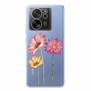 Odolné silikonové pouzdro iSaprio - Three Flowers - Xiaomi 13T / 13T Pro obraz
