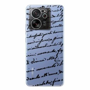 Odolné silikonové pouzdro iSaprio - Handwriting 01 - black - Xiaomi 13T / 13T Pro obraz