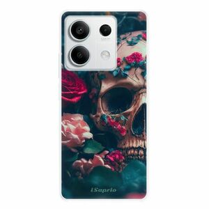 Odolné silikonové pouzdro iSaprio - Skull in Roses - Xiaomi Redmi Note 13 5G obraz