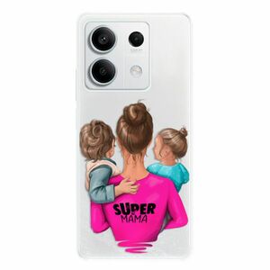 Odolné silikonové pouzdro iSaprio - Super Mama - Boy and Girl - Xiaomi Redmi Note 13 5G obraz
