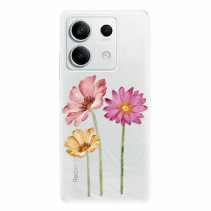 Odolné silikonové pouzdro iSaprio - Three Flowers - Xiaomi Redmi Note 13 5G obraz
