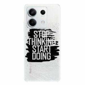 Odolné silikonové pouzdro iSaprio - Start Doing - black - Xiaomi Redmi Note 13 5G obraz