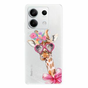 Odolné silikonové pouzdro iSaprio - Lady Giraffe - Xiaomi Redmi Note 13 5G obraz