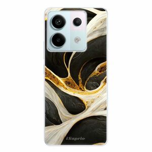 Odolné silikonové pouzdro iSaprio - Black and Gold - Xiaomi Redmi Note 13 Pro 5G / Poco X6 5G obraz