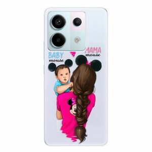 Odolné silikonové pouzdro iSaprio - Mama Mouse Brunette and Boy - Xiaomi Redmi Note 13 Pro 5G / Poco X6 5G obraz