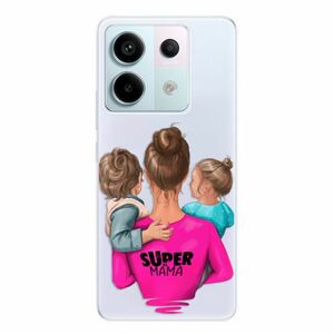Odolné silikonové pouzdro iSaprio - Super Mama - Boy and Girl - Xiaomi Redmi Note 13 Pro 5G / Poco X6 5G obraz