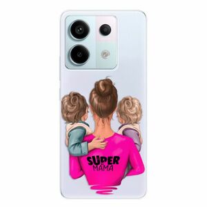Odolné silikonové pouzdro iSaprio - Super Mama - Two Boys - Xiaomi Redmi Note 13 Pro 5G / Poco X6 5G obraz