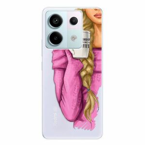 Odolné silikonové pouzdro iSaprio - My Coffe and Blond Girl - Xiaomi Redmi Note 13 Pro 5G / Poco X6 5G obraz