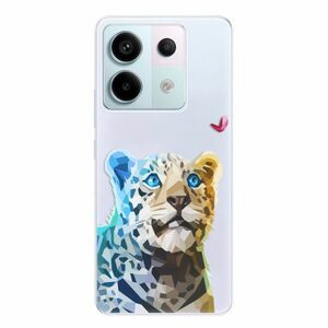 Odolné silikonové pouzdro iSaprio - Leopard With Butterfly - Xiaomi Redmi Note 13 Pro 5G / Poco X6 5G obraz