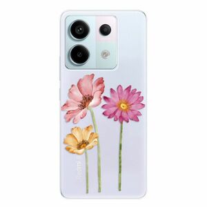 Odolné silikonové pouzdro iSaprio - Three Flowers - Xiaomi Redmi Note 13 Pro 5G / Poco X6 5G obraz