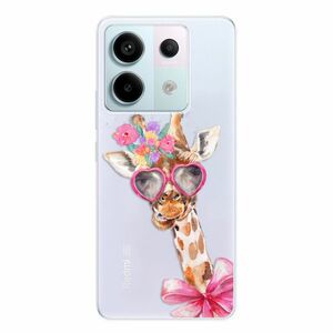 Odolné silikonové pouzdro iSaprio - Lady Giraffe - Xiaomi Redmi Note 13 Pro 5G / Poco X6 5G obraz
