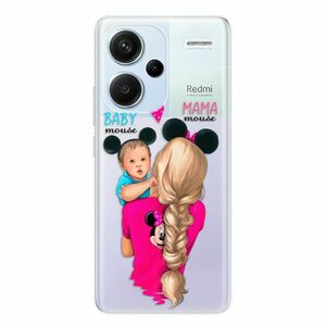 Odolné silikonové pouzdro iSaprio - Mama Mouse Blonde and Boy - Xiaomi Redmi Note 13 Pro+ 5G obraz