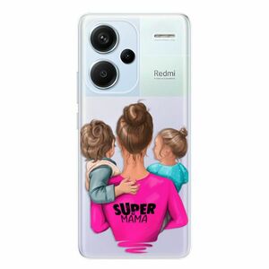 Odolné silikonové pouzdro iSaprio - Super Mama - Boy and Girl - Xiaomi Redmi Note 13 Pro+ 5G obraz