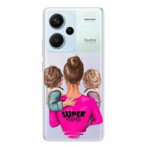 Odolné silikonové pouzdro iSaprio - Super Mama - Two Boys - Xiaomi Redmi Note 13 Pro+ 5G obraz