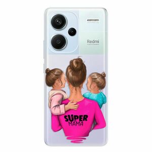 Odolné silikonové pouzdro iSaprio - Super Mama - Two Girls - Xiaomi Redmi Note 13 Pro+ 5G obraz