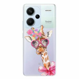 Odolné silikonové pouzdro iSaprio - Lady Giraffe - Xiaomi Redmi Note 13 Pro+ 5G obraz