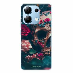 Odolné silikonové pouzdro iSaprio - Skull in Roses - Xiaomi Redmi Note 13 obraz
