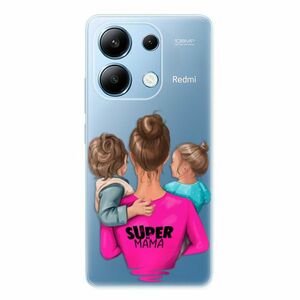 Odolné silikonové pouzdro iSaprio - Super Mama - Boy and Girl - Xiaomi Redmi Note 13 obraz